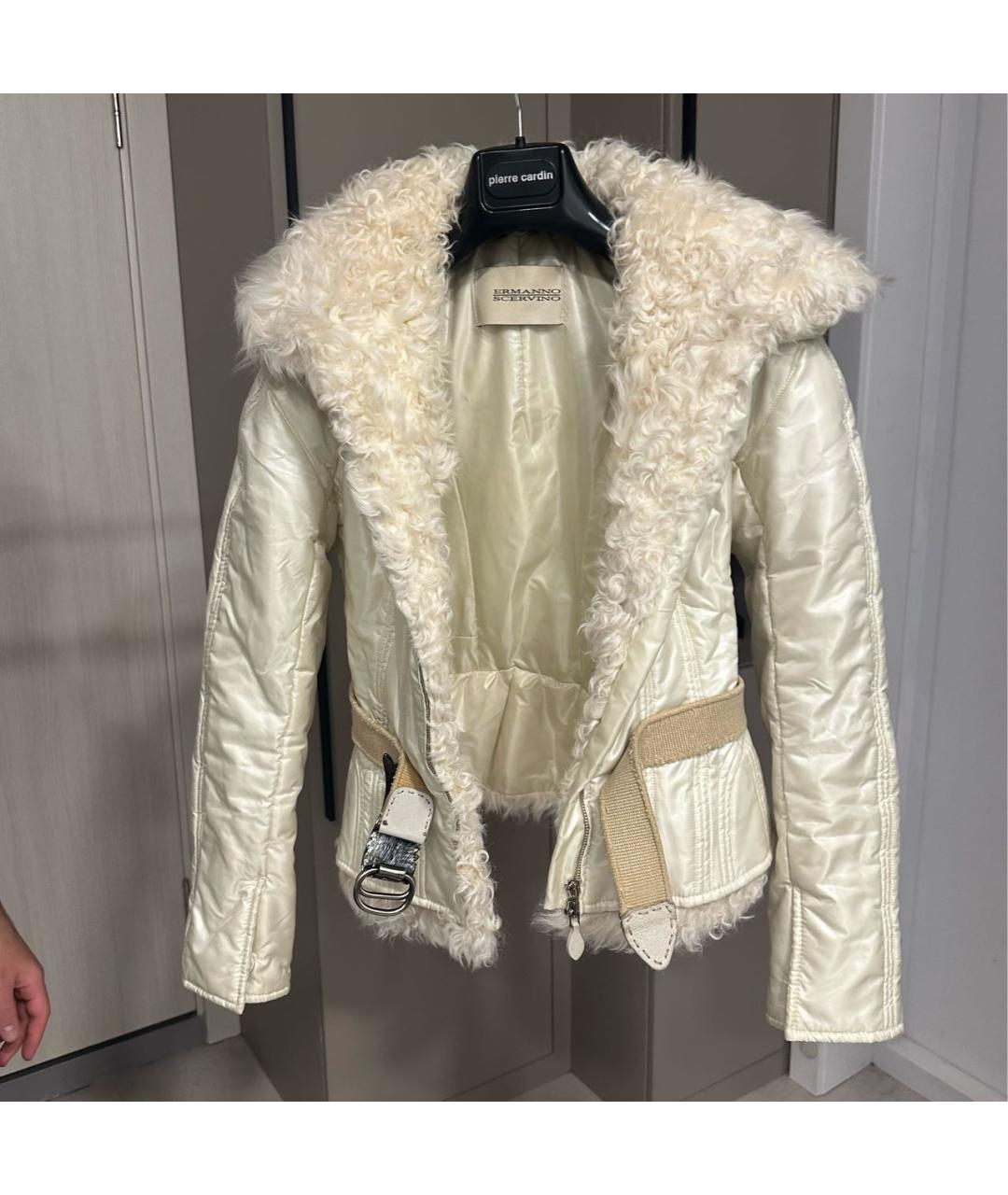 ERMANNO SCERVINO Бежевая куртка, фото 9