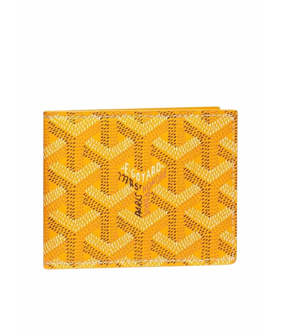 GOYARD Желтый кошелек, фото 1
