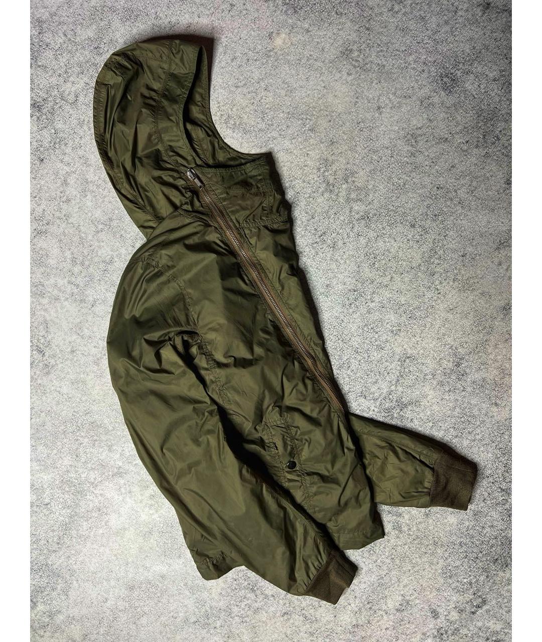 RICK OWENS Хаки полиэстеровая куртка, фото 2