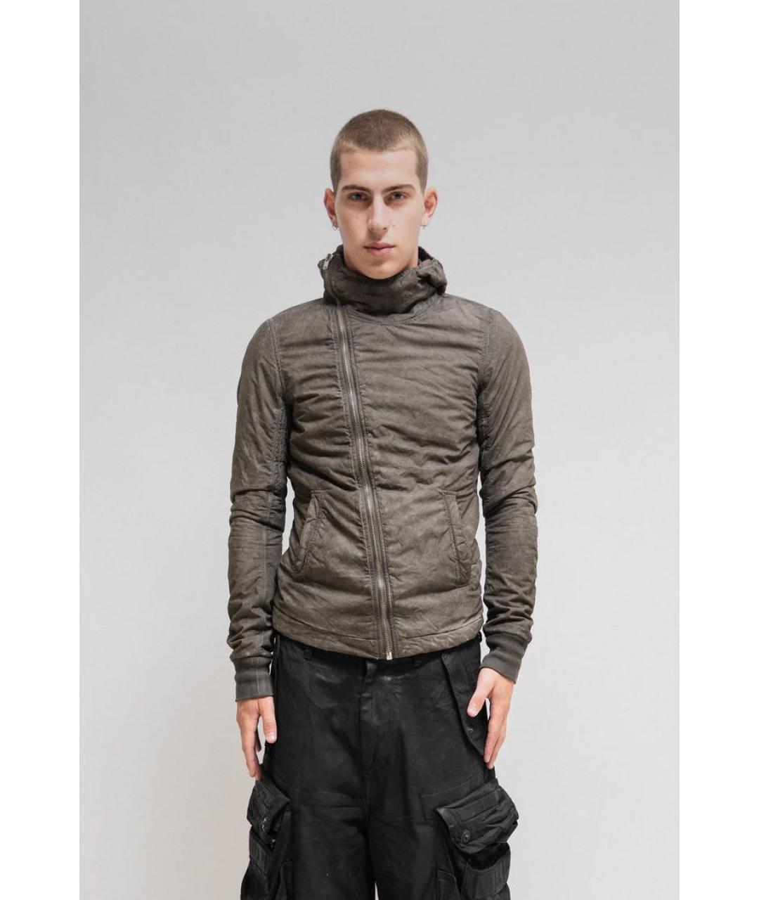 RICK OWENS Хаки полиэстеровая куртка, фото 8
