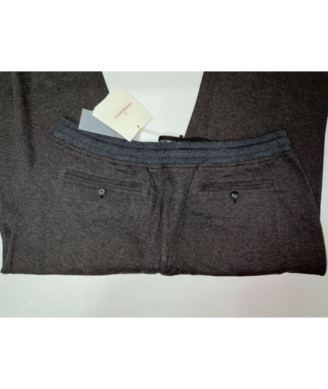 CAPOBIANCO Серый хлопковый спортивный костюм, фото 8