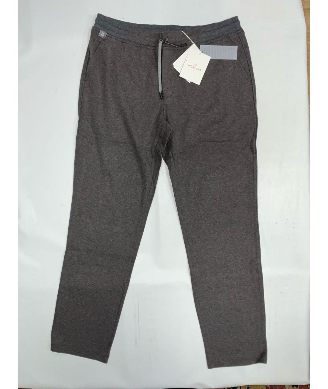 CAPOBIANCO Серый хлопковый спортивный костюм, фото 7