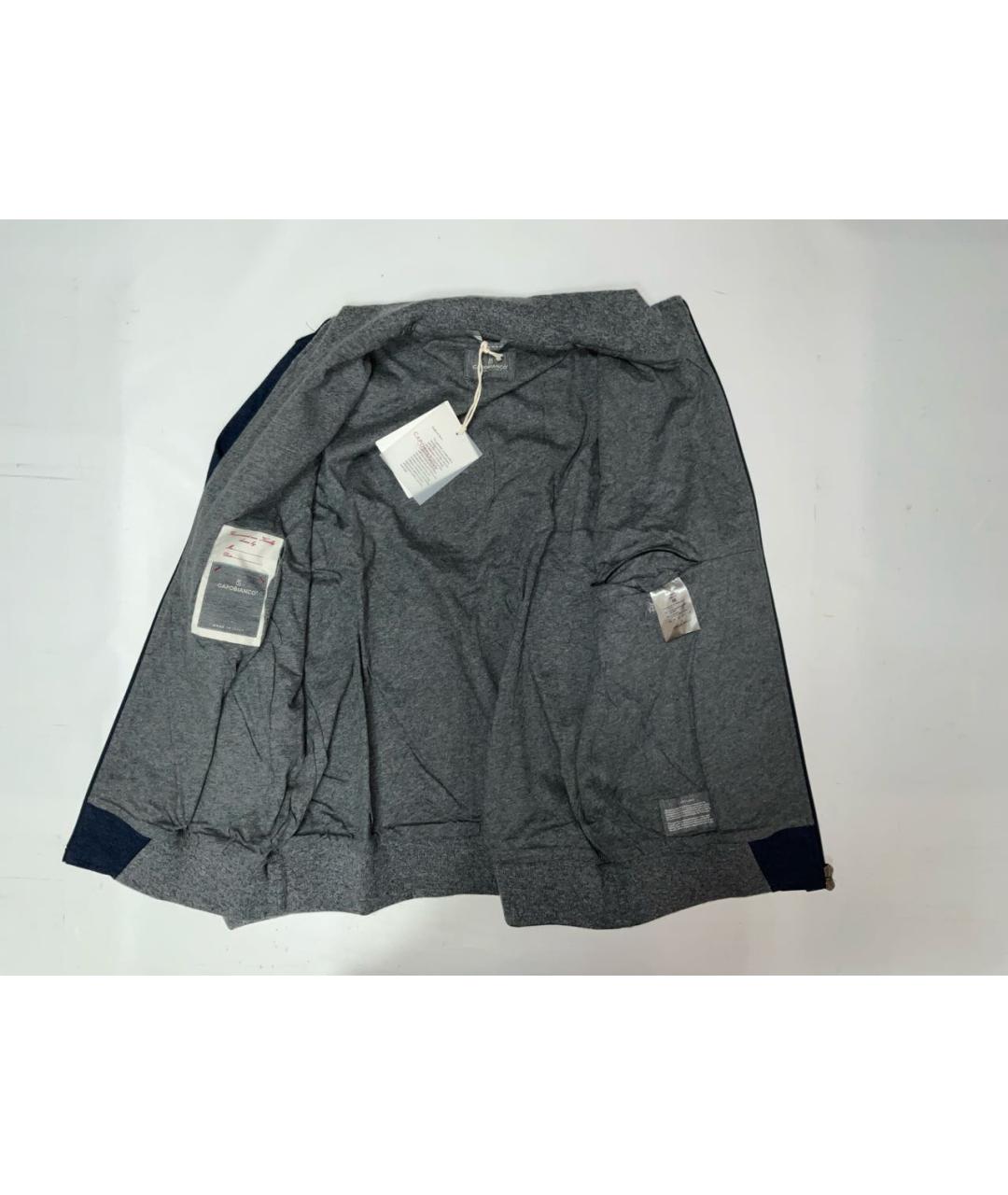 CAPOBIANCO Синий хлопковый спортивный костюм, фото 5