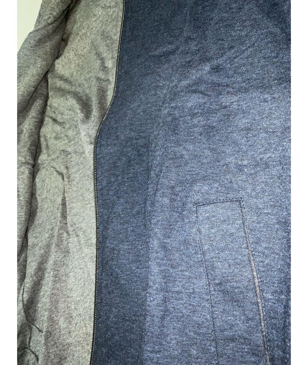 CAPOBIANCO Синий хлопковый спортивный костюм, фото 3