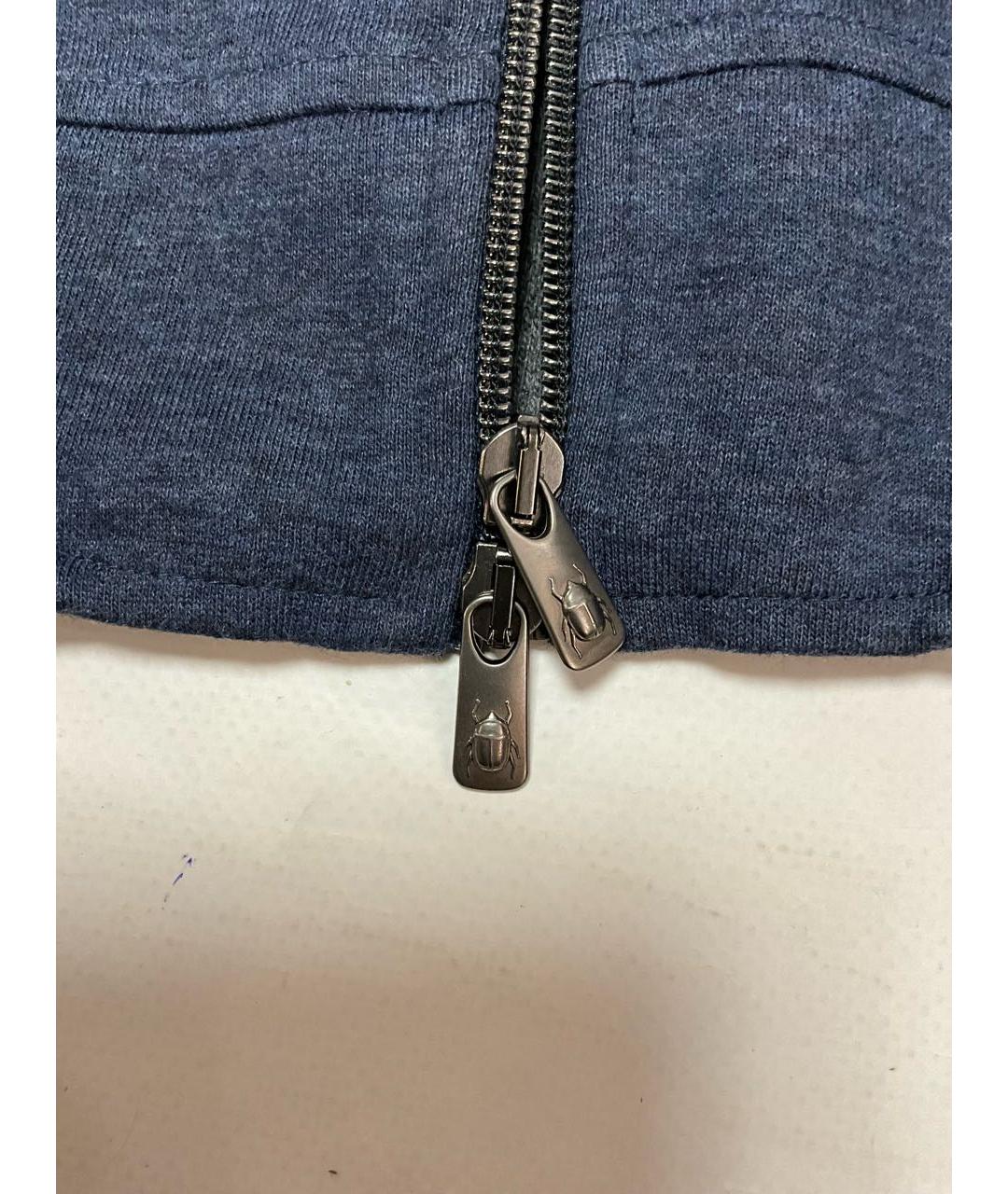 CAPOBIANCO Синий хлопковый спортивный костюм, фото 2