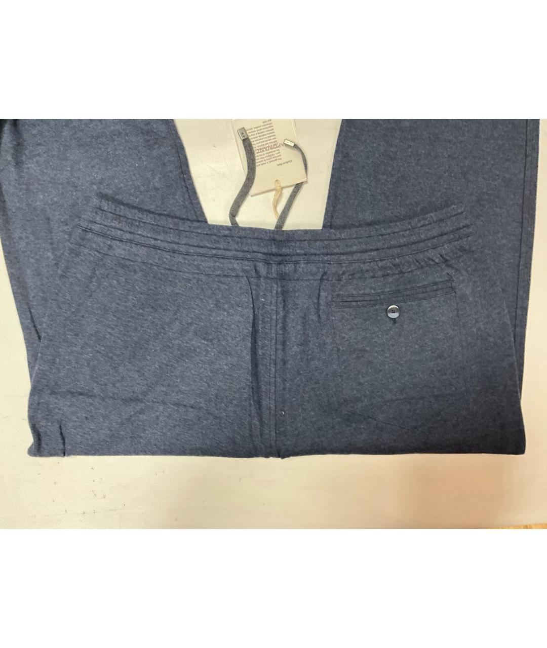 CAPOBIANCO Синий хлопковый спортивный костюм, фото 7