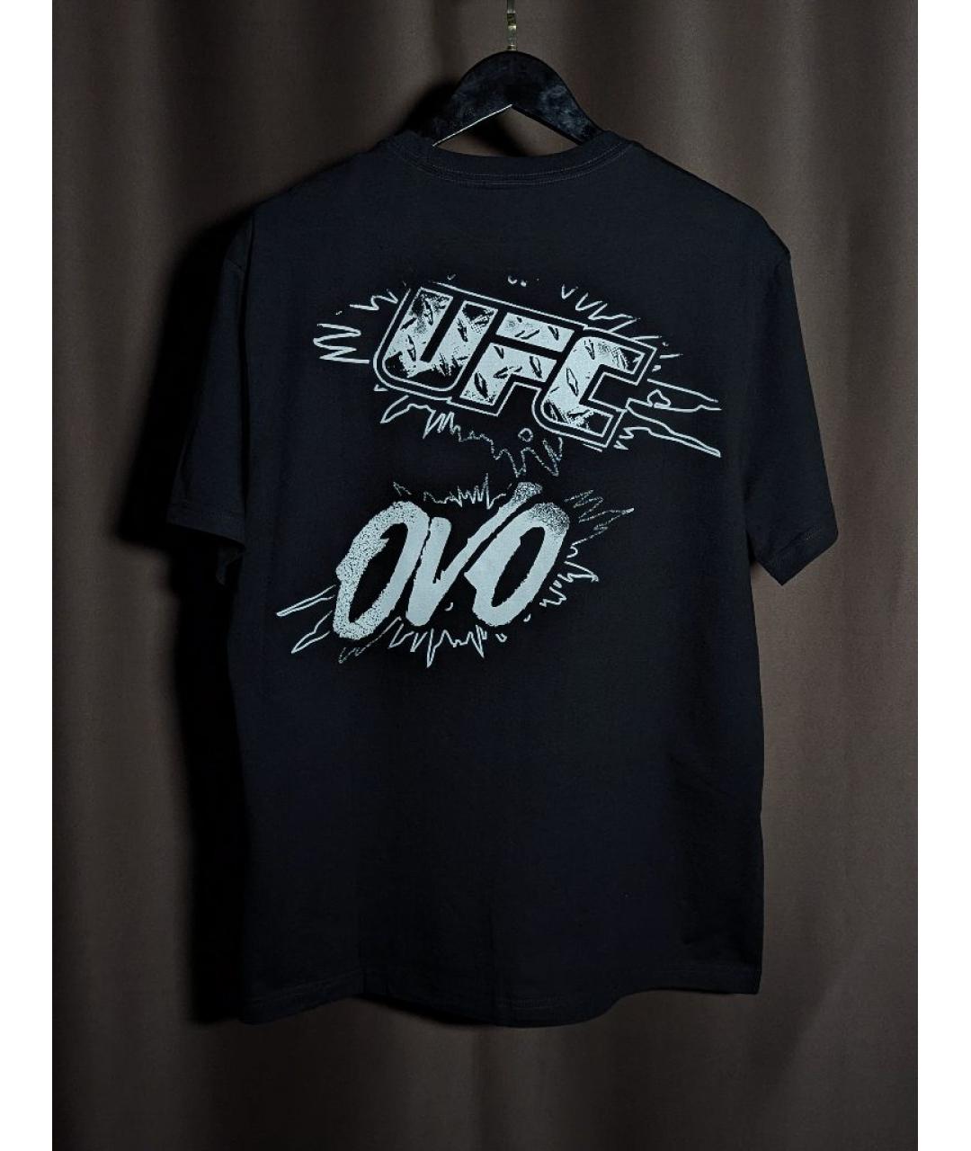 OVO by Drake Черная хлопковая футболка, фото 3