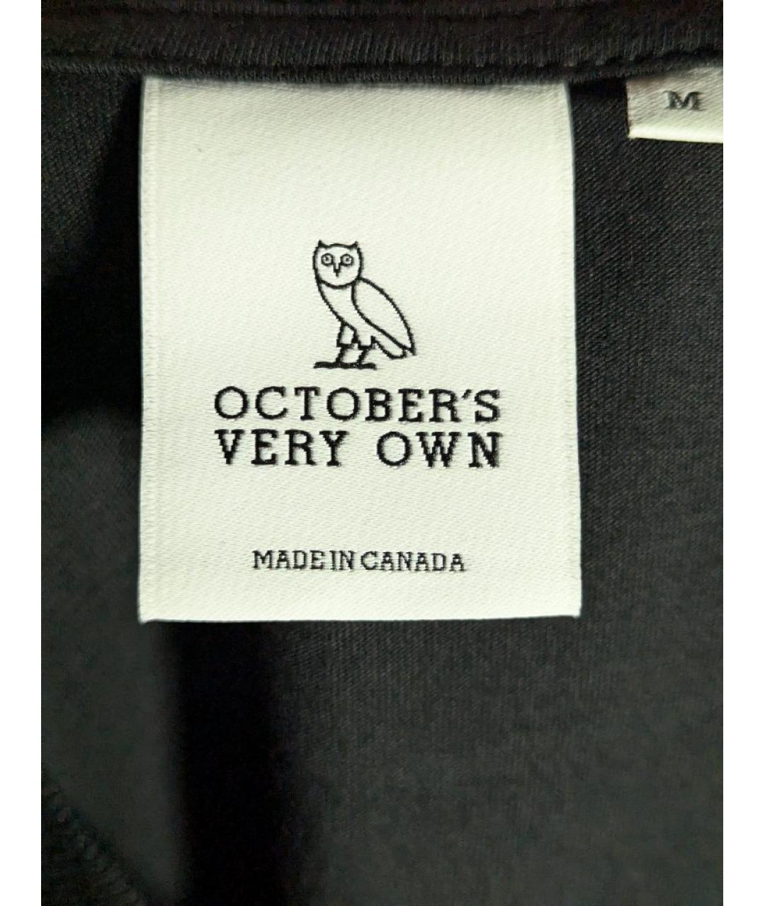 OVO by Drake Черная хлопковая футболка, фото 5