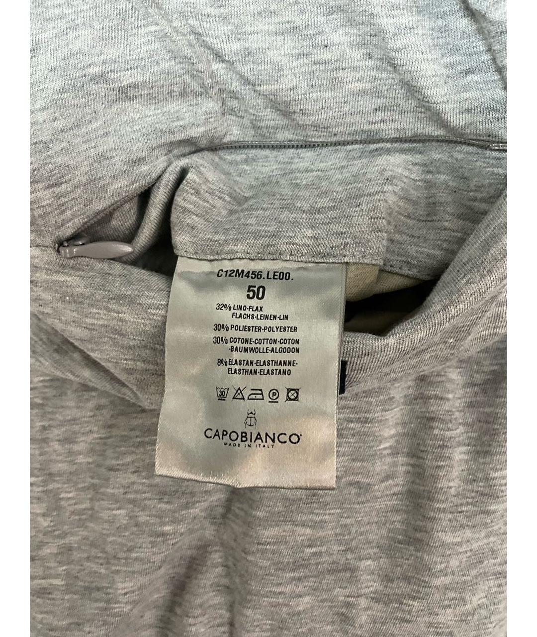 CAPOBIANCO Салатовый льняной спортивный костюм, фото 4