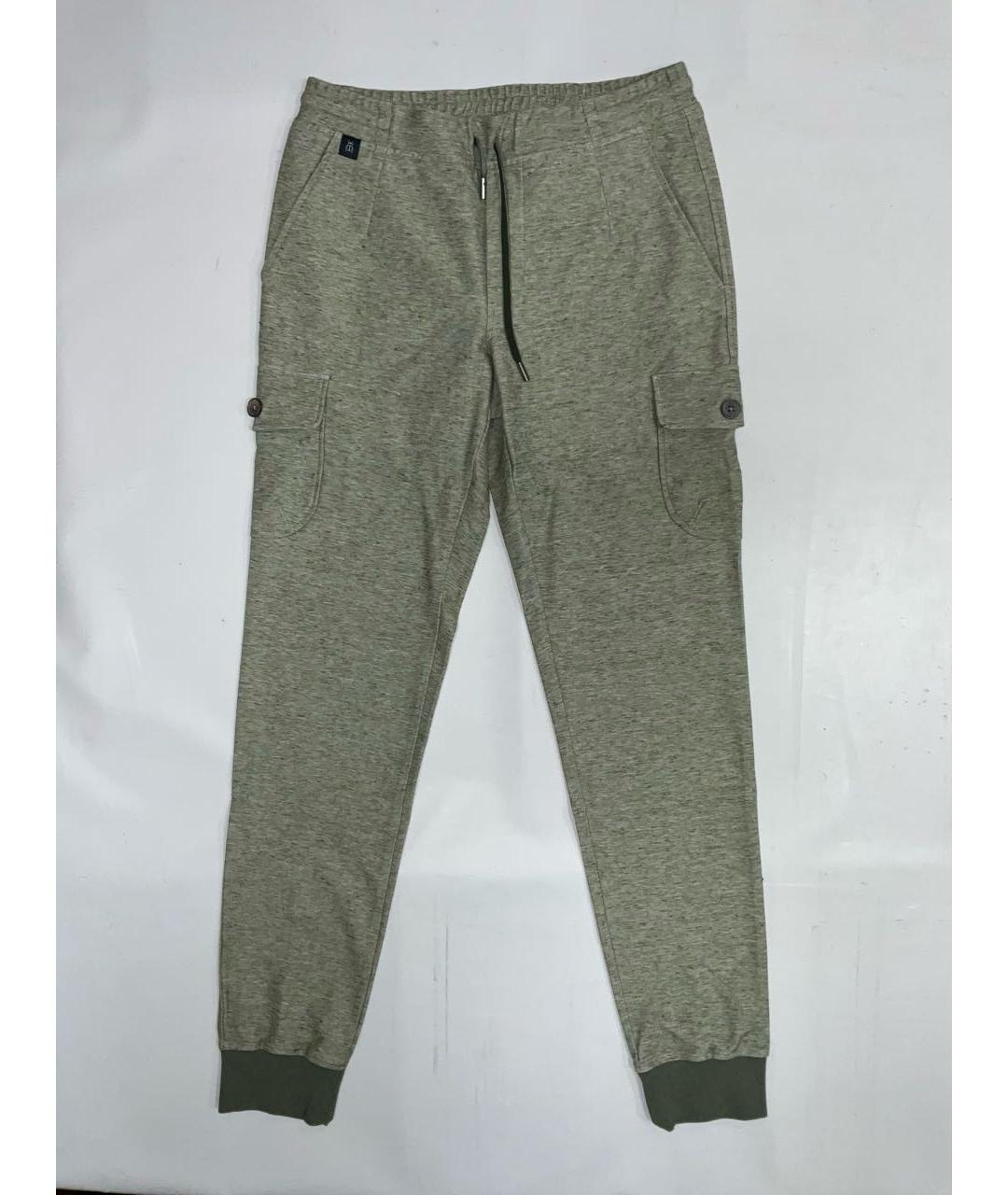 CAPOBIANCO Салатовый льняной спортивный костюм, фото 5