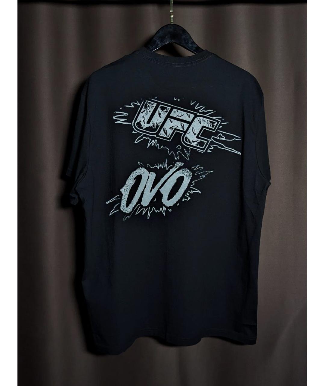 OVO by Drake Черная хлопковая футболка, фото 2