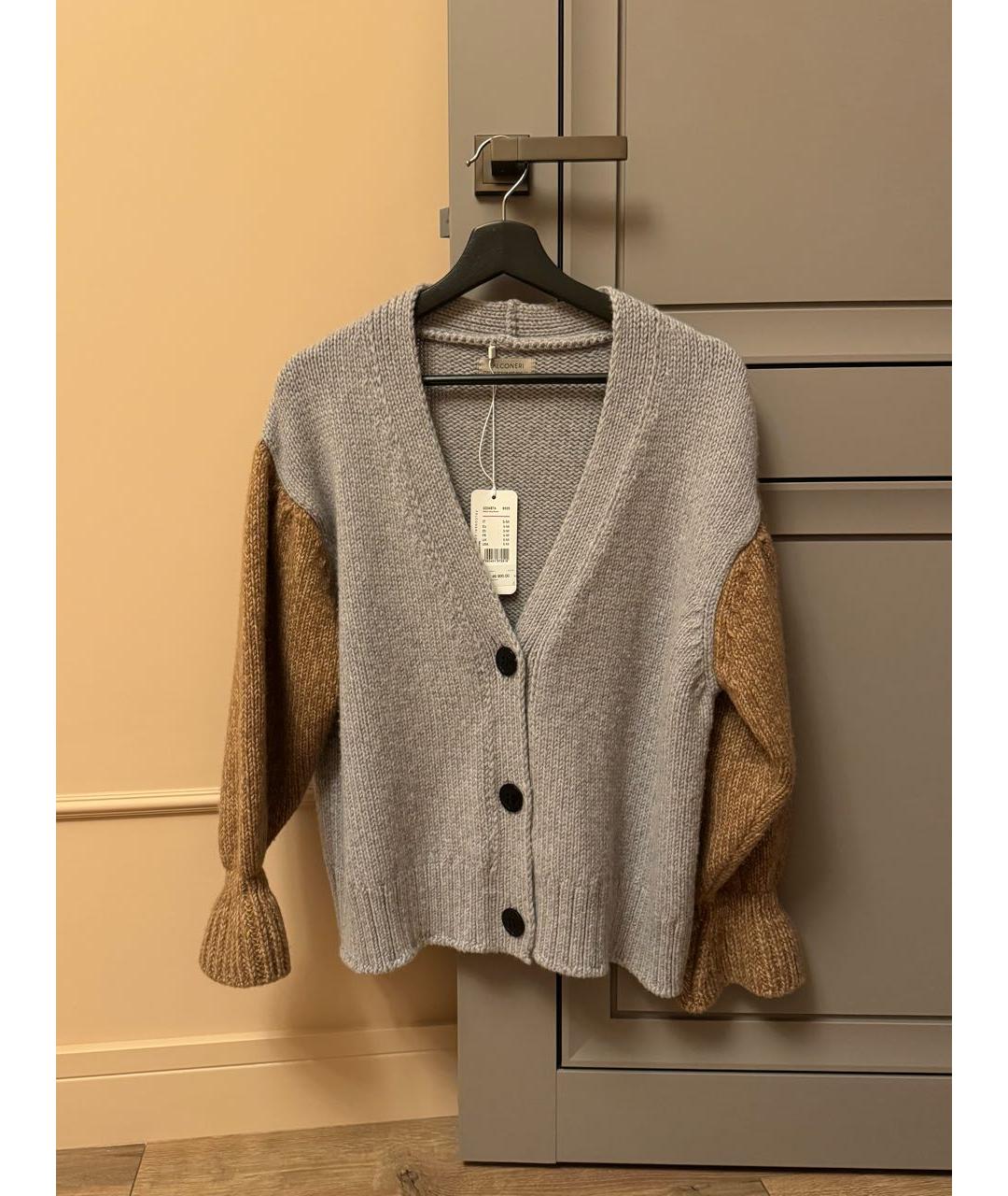 FALCONERI Антрацитовый шерстяной джемпер / свитер, фото 7