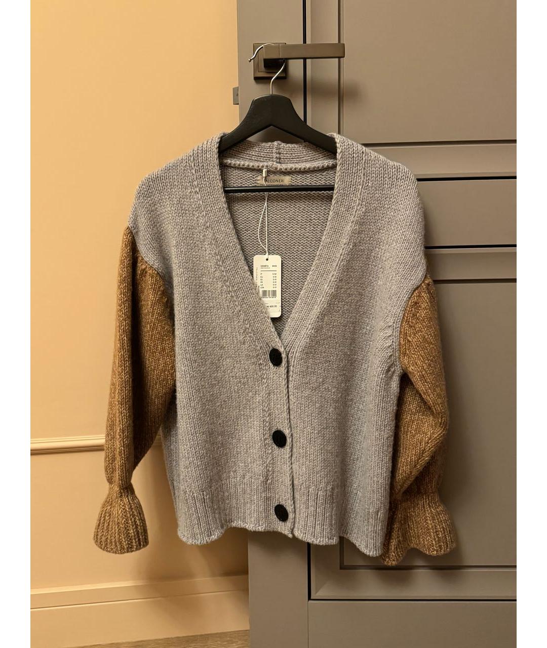 FALCONERI Антрацитовый шерстяной джемпер / свитер, фото 8