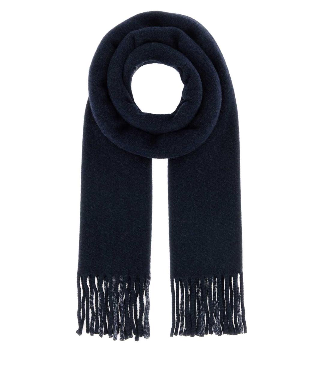 PRADA Синий шарф, фото 1