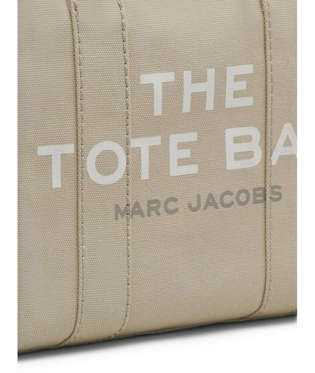 MARC JACOBS Бежевая тканевая сумка тоут, фото 6