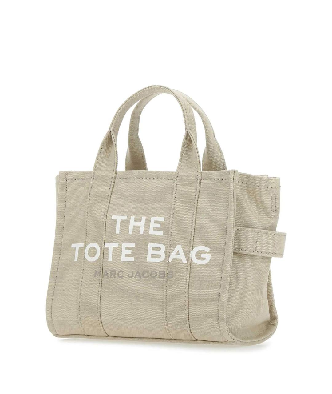 MARC JACOBS Бежевая тканевая сумка тоут, фото 3