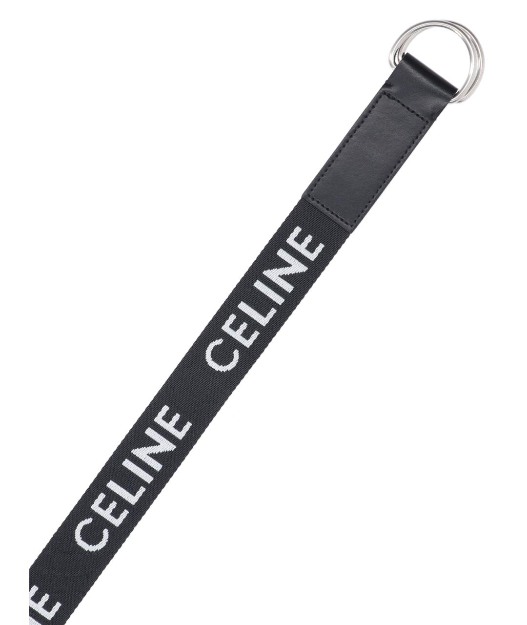 CELINE Черный ремень, фото 3