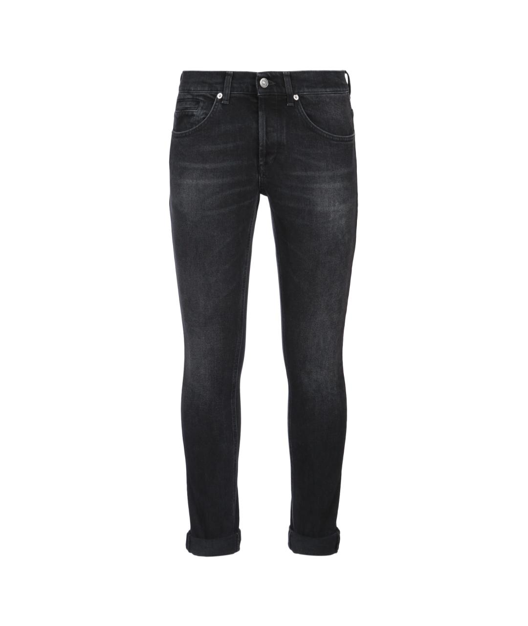 DONDUP Черные хлопковые джинсы скинни, фото 1