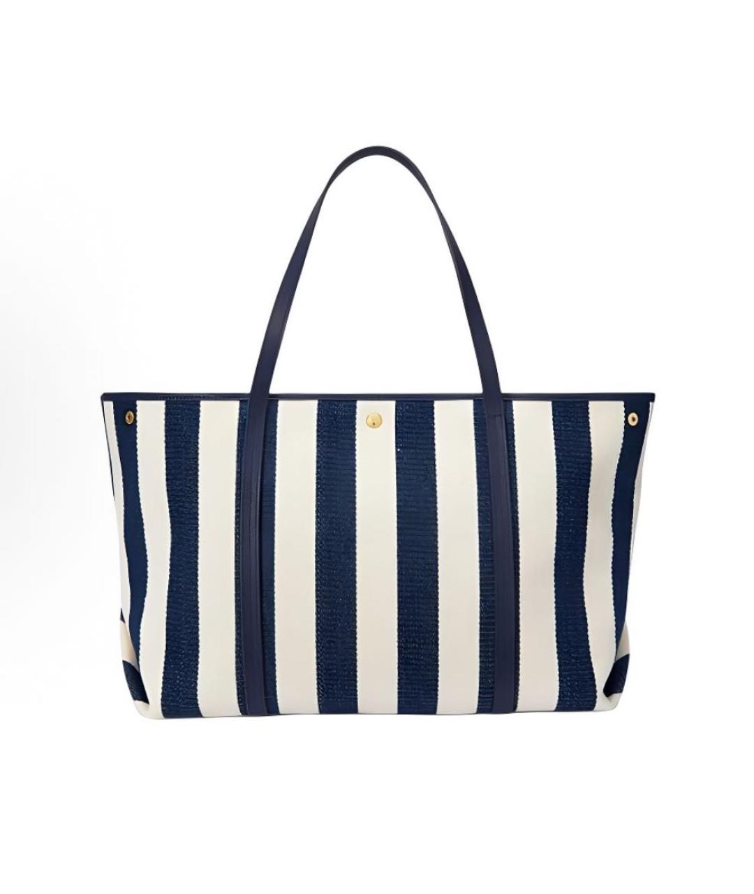 POLO RALPH LAUREN Синяя сумка тоут, фото 3