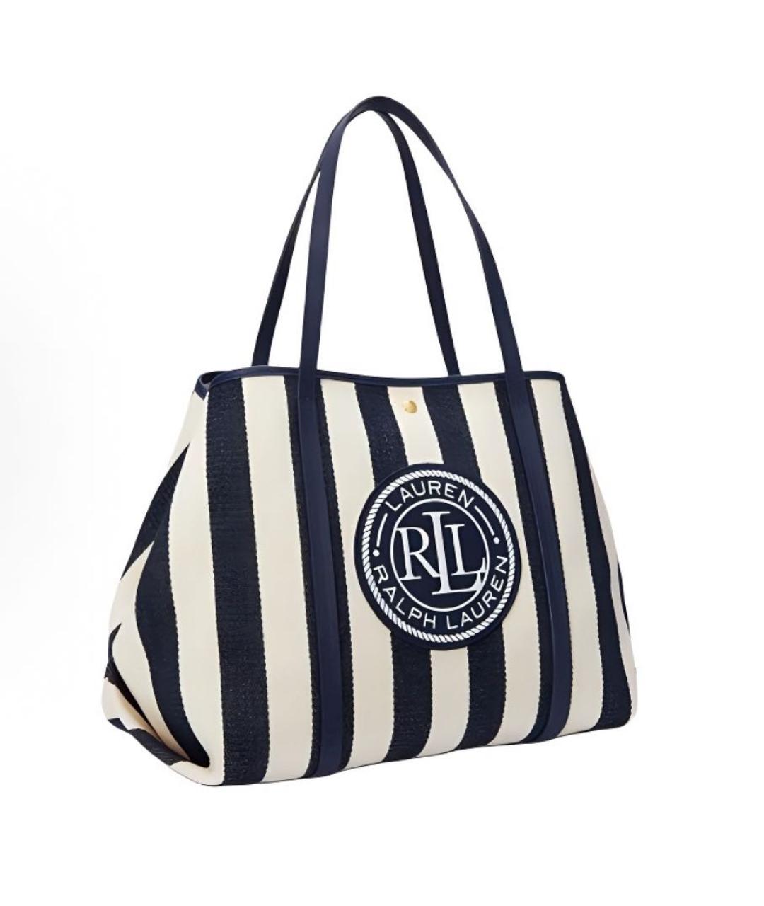 POLO RALPH LAUREN Синяя сумка тоут, фото 2