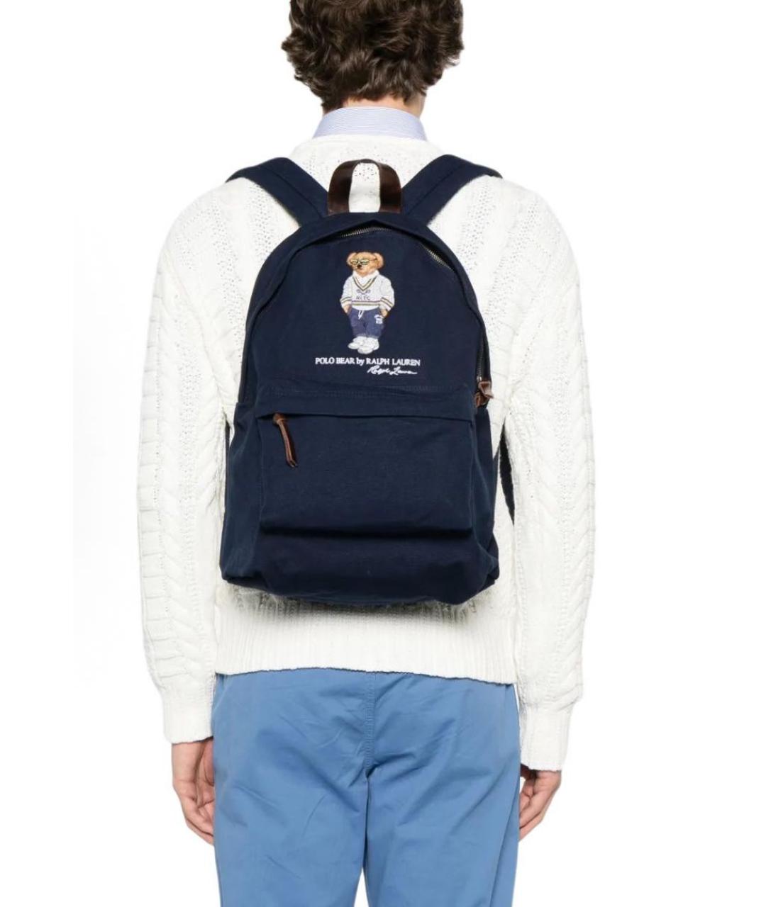 POLO RALPH LAUREN Темно-синий рюкзак, фото 3