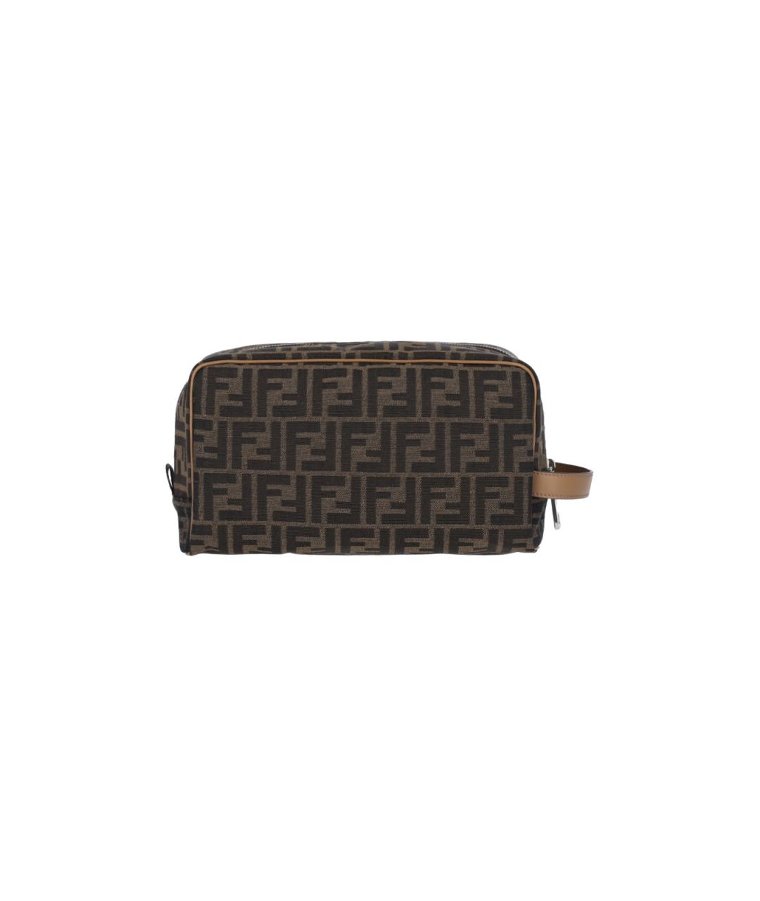 FENDI Коричневая барсетка, фото 3