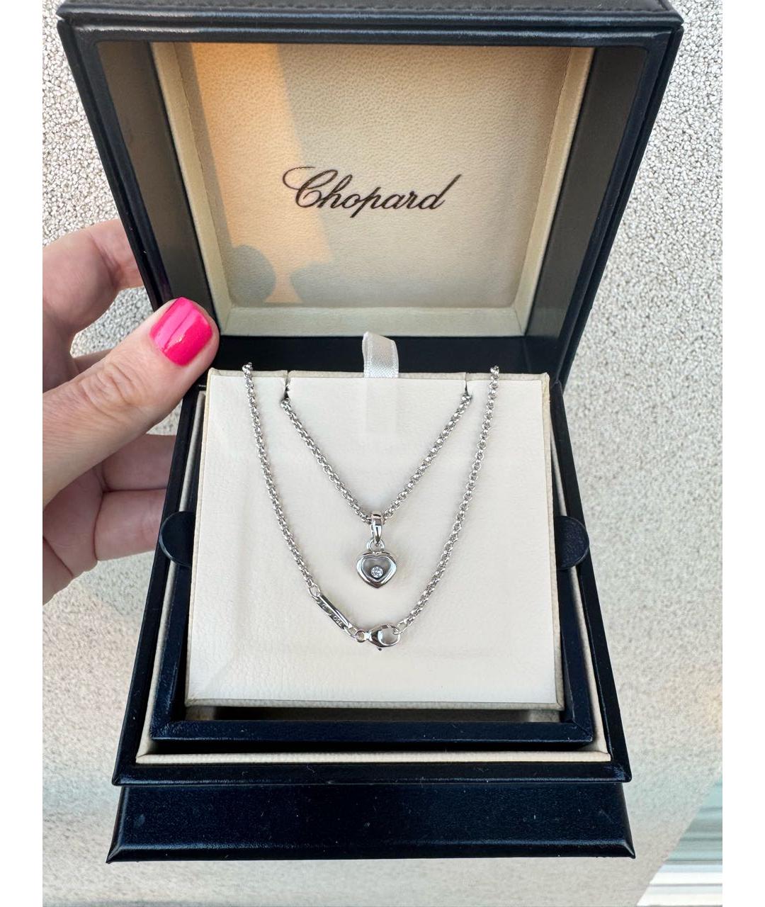 CHOPARD Серебряная подвеска из белого золота, фото 3