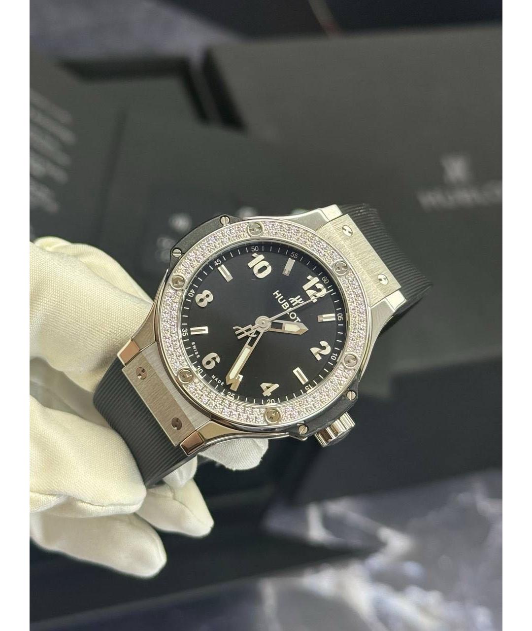 HUBLOT Черные металлические часы, фото 3