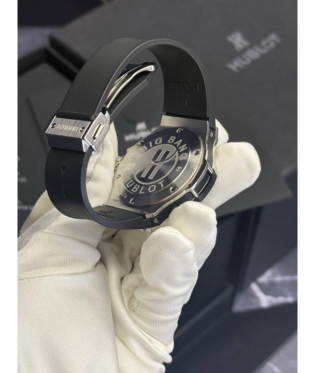 HUBLOT Черные металлические часы, фото 6