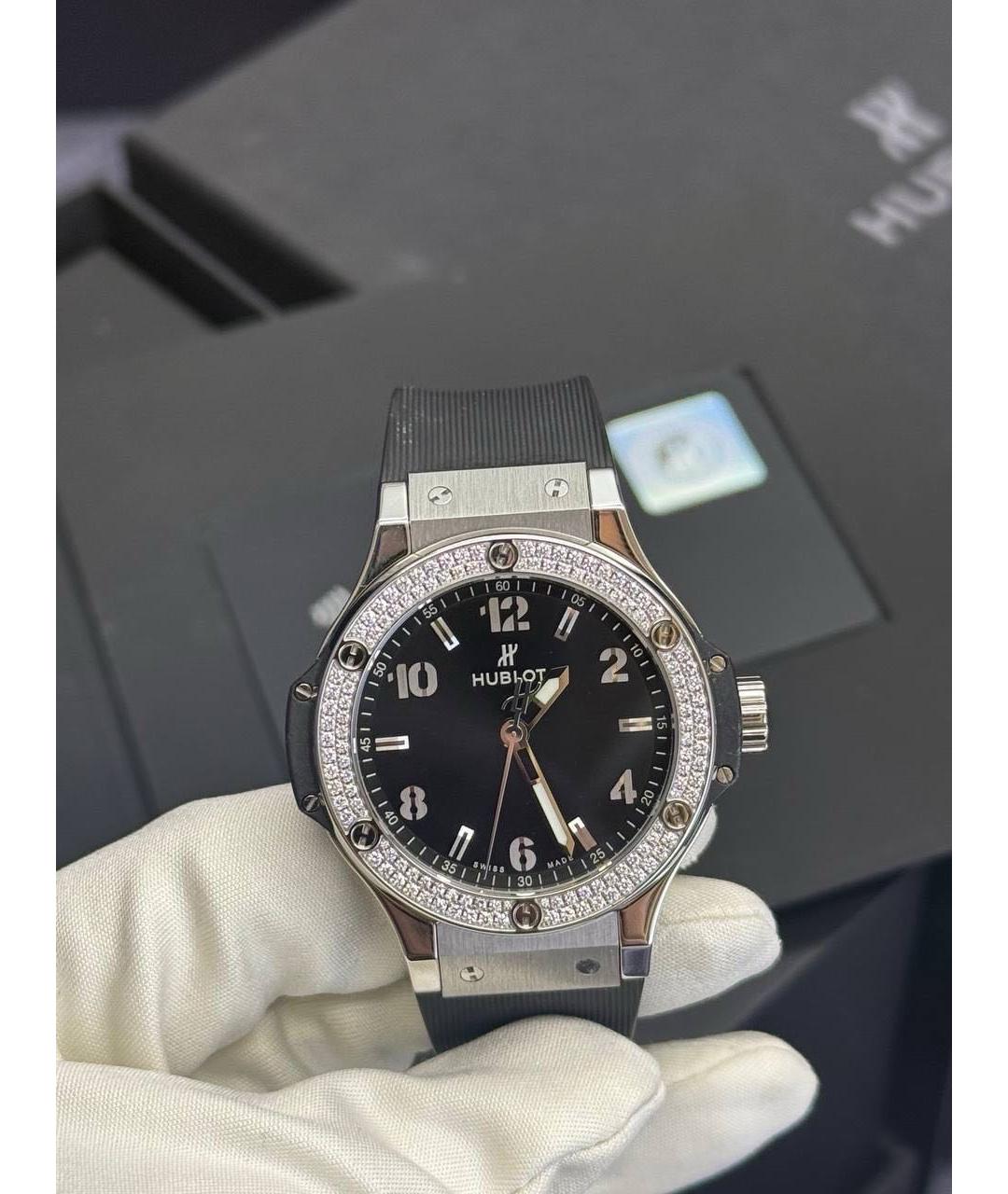 HUBLOT Черные металлические часы, фото 9