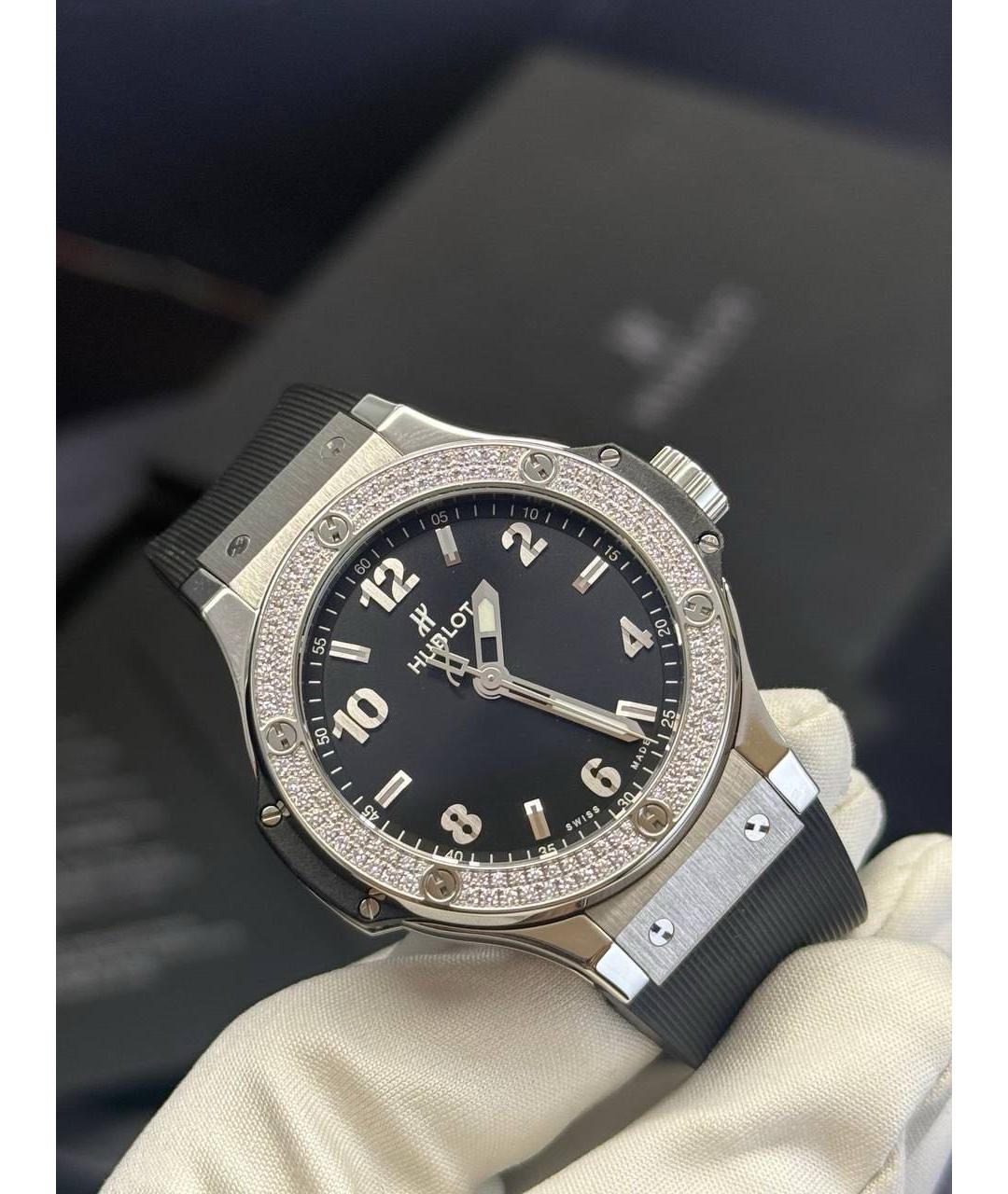 HUBLOT Черные металлические часы, фото 2