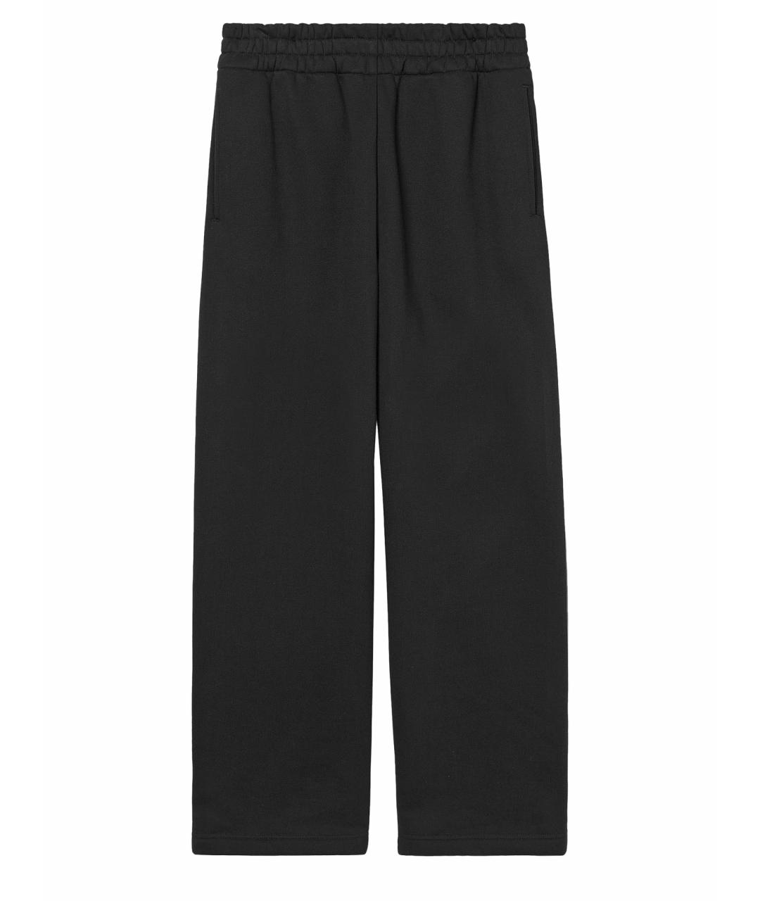 GUCCI Черные хлопковые повседневные брюки, фото 1