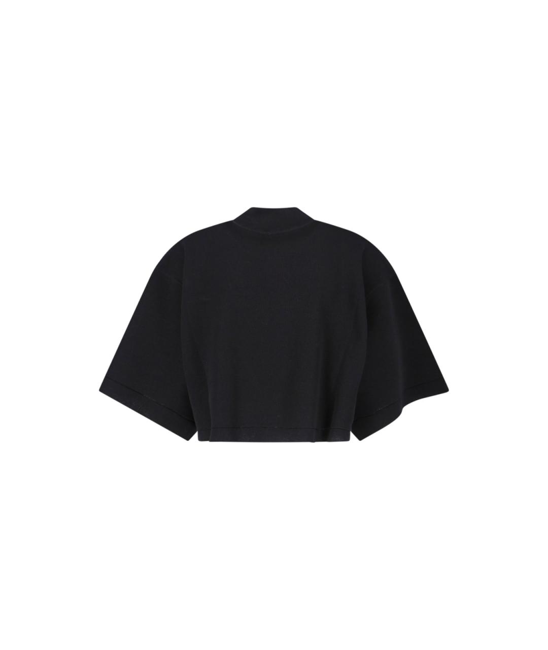 ALAIA Черная хлопковая футболка, фото 2