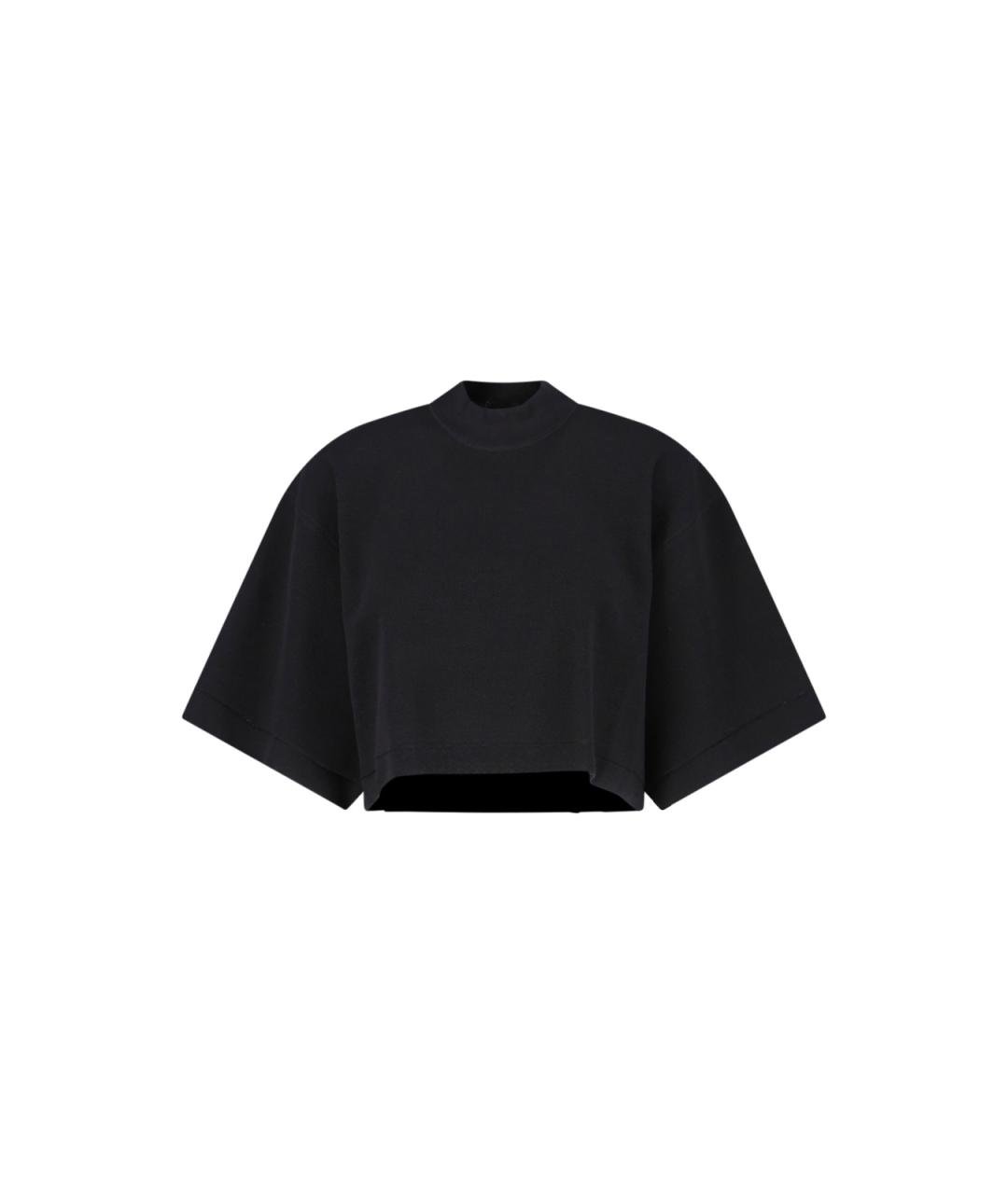 ALAIA Черная хлопковая футболка, фото 1