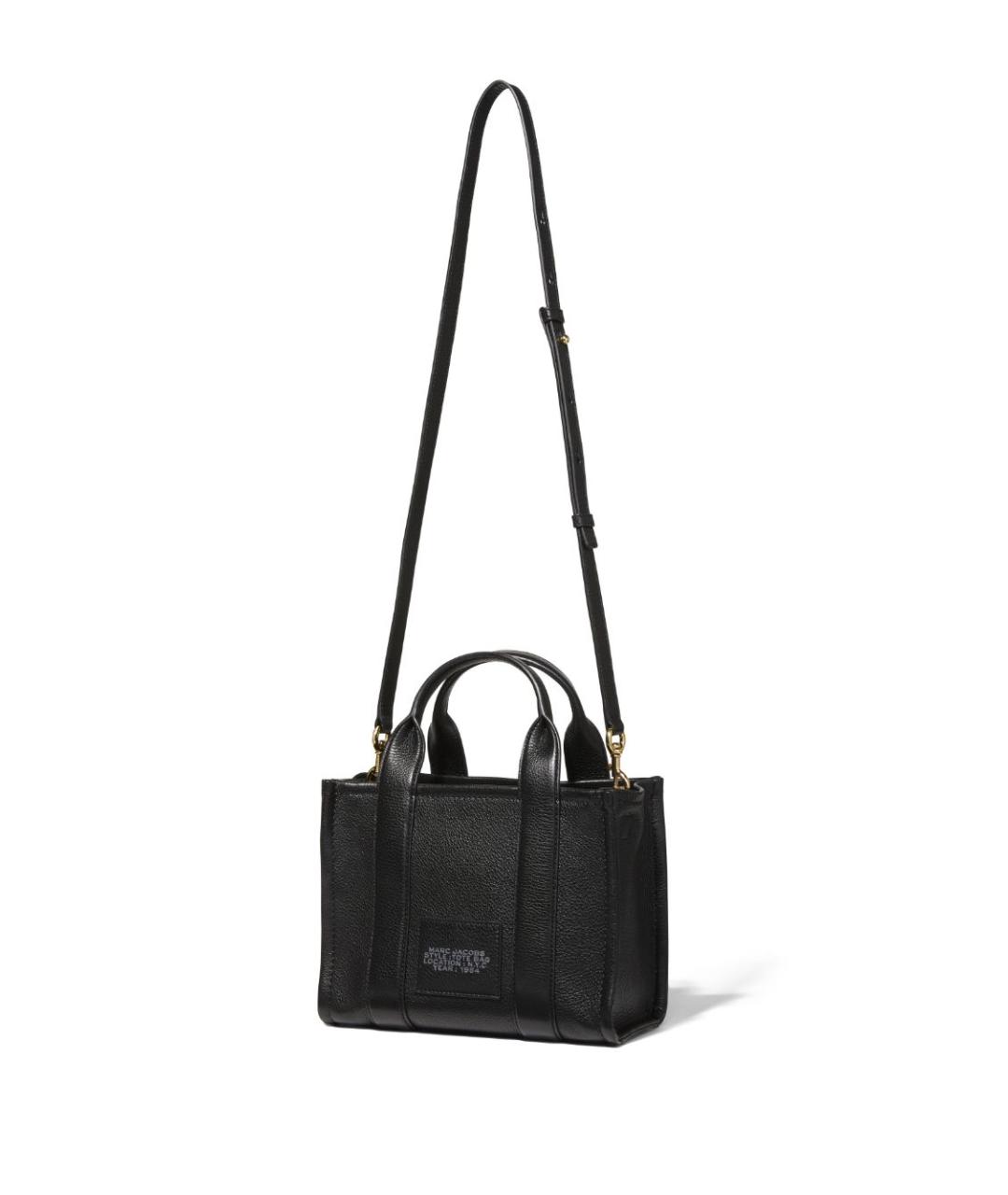MARC JACOBS Черная кожаная сумка тоут, фото 7