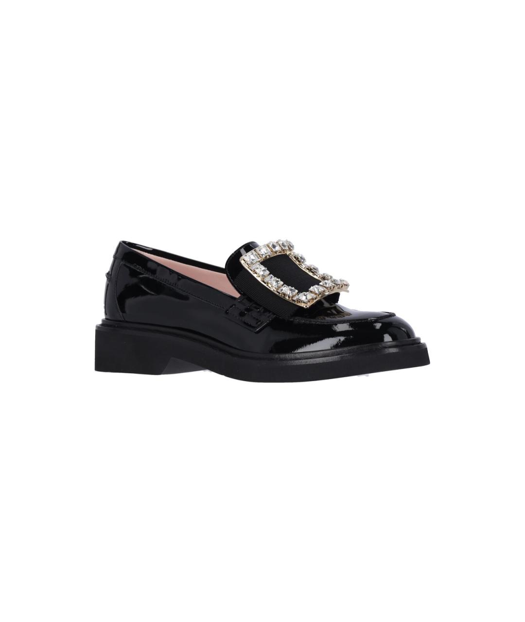 ROGER VIVIER Черные лоферы из лакированной кожи, фото 2