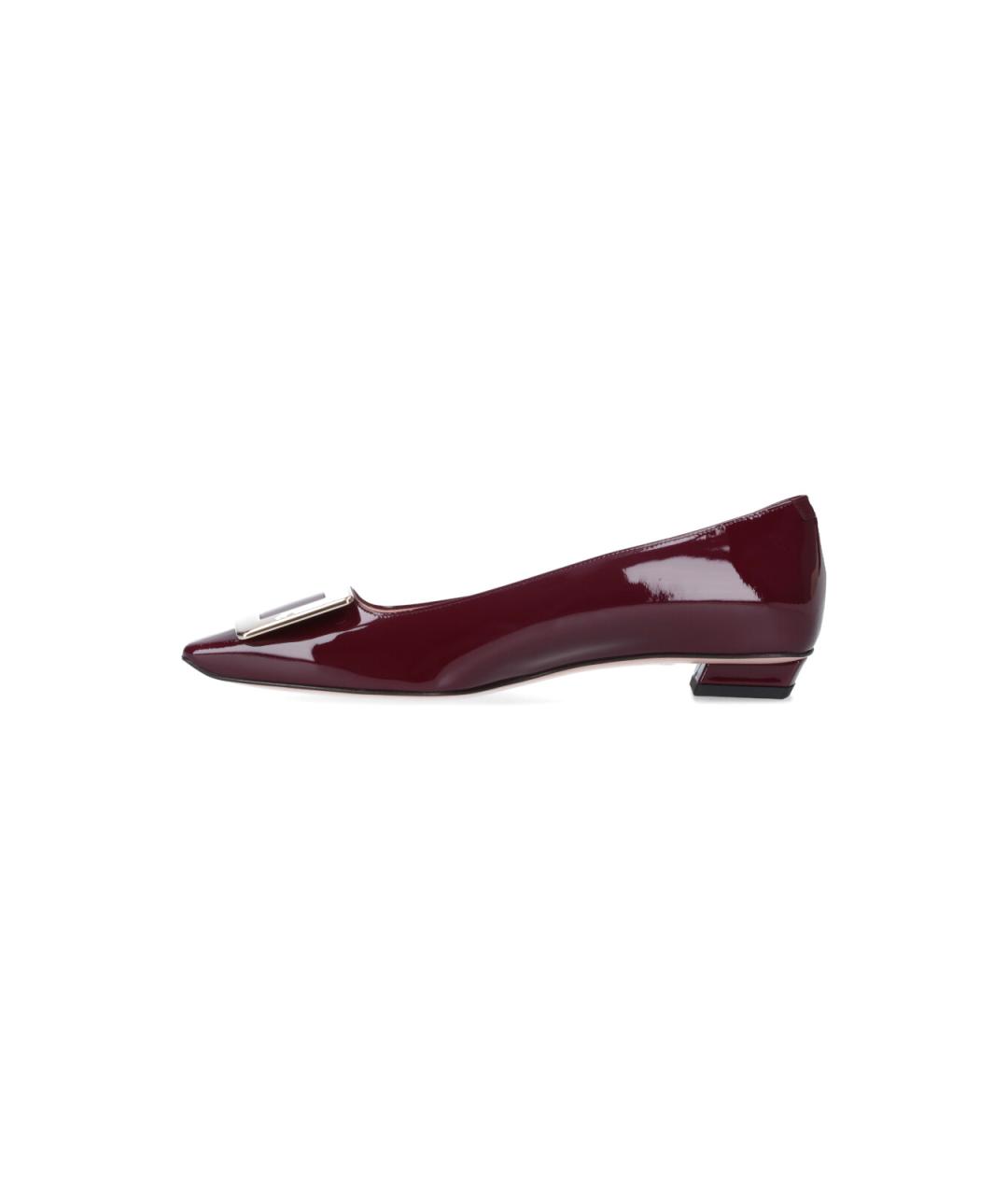 ROGER VIVIER Красные туфли из лакированной кожи, фото 3