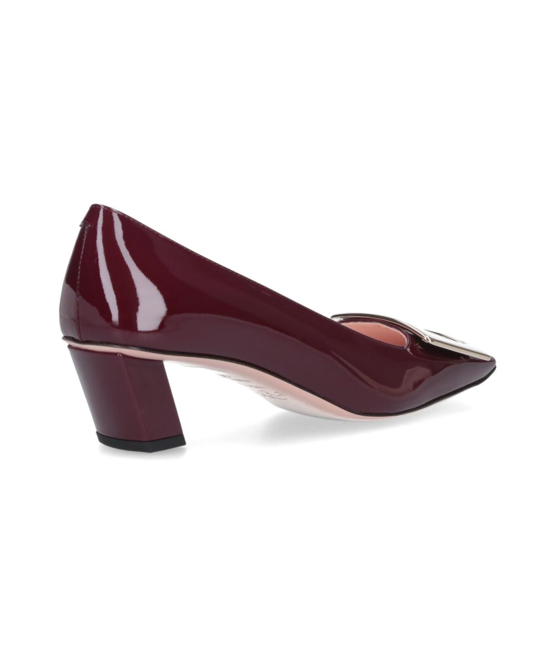 ROGER VIVIER Красные кожаные туфли, фото 4