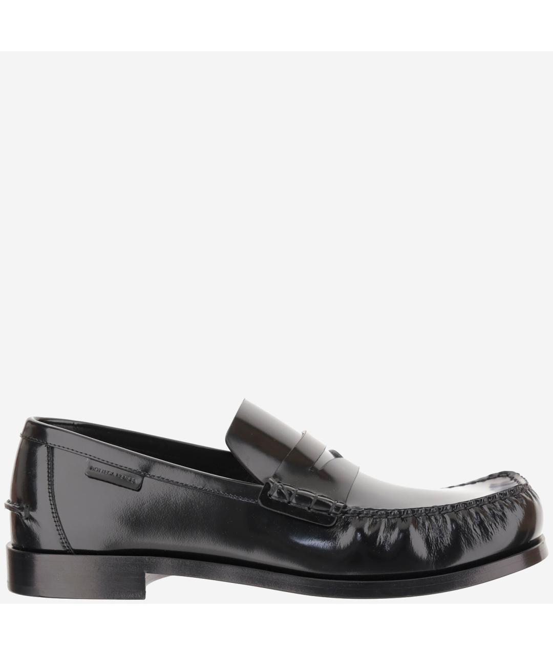 BOTTEGA VENETA Черные кожаные лоферы, фото 6