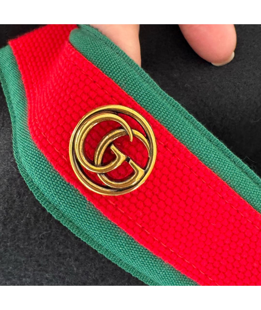 GUCCI Черное шерстяное пальто, фото 3