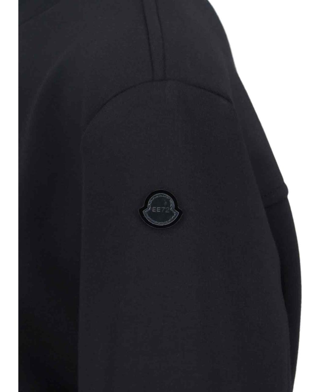 MONCLER Черный вискозный джемпер / свитер, фото 3