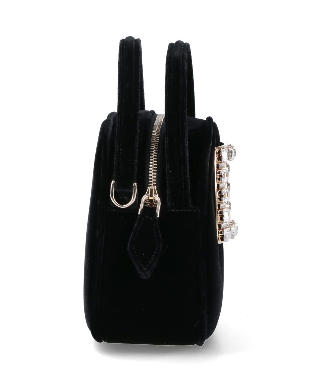 ROGER VIVIER Черная сумка с короткими ручками, фото 5