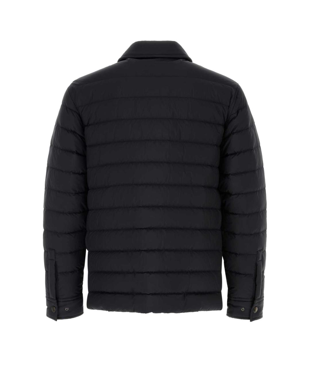 BURBERRY Черная полиамидовая куртка, фото 2