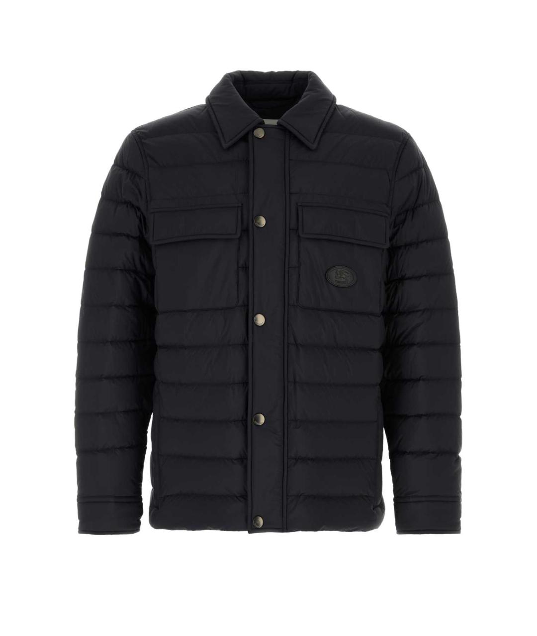 BURBERRY Черная полиамидовая куртка, фото 1