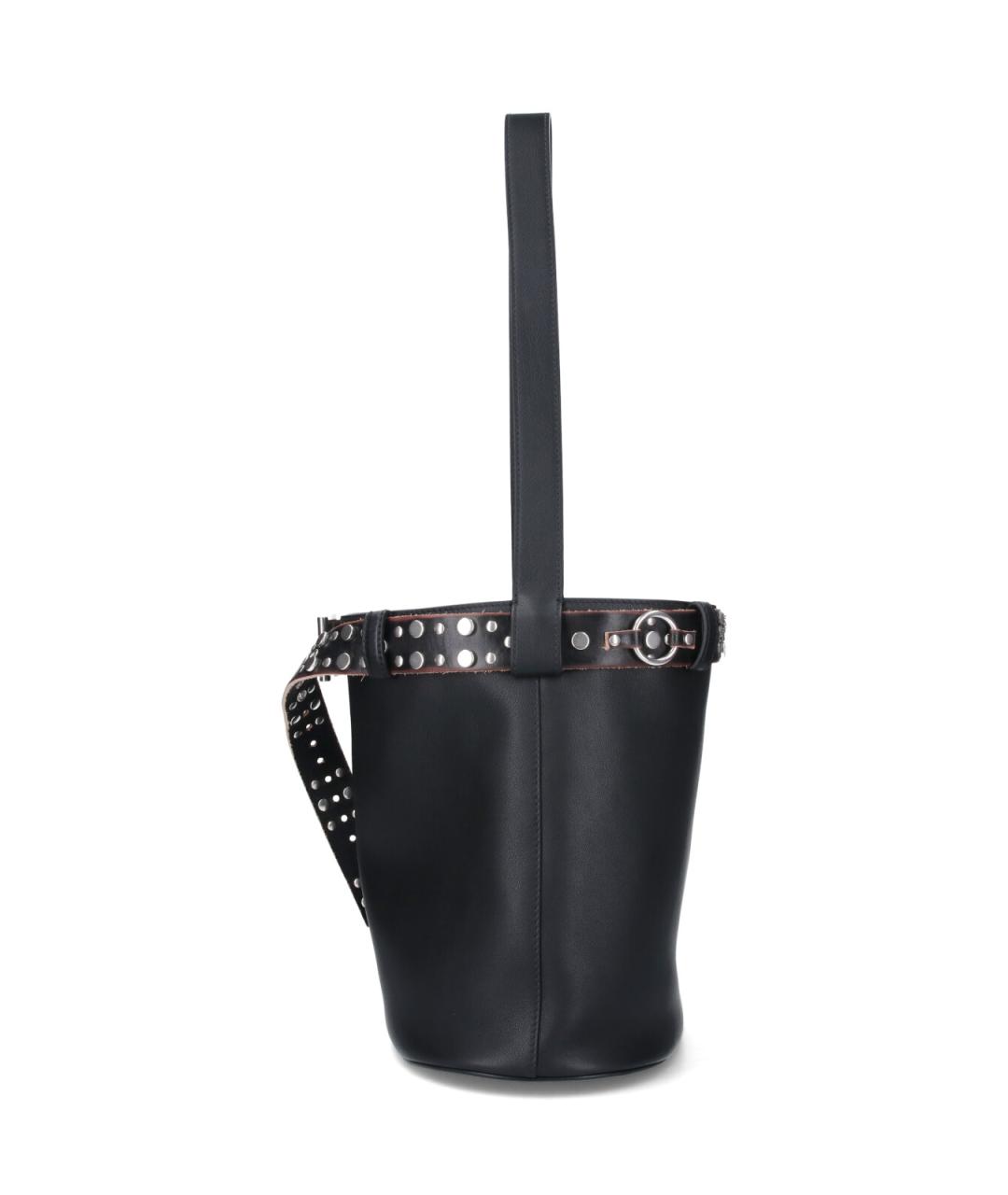 PRADA Черная кожаная сумка тоут, фото 5