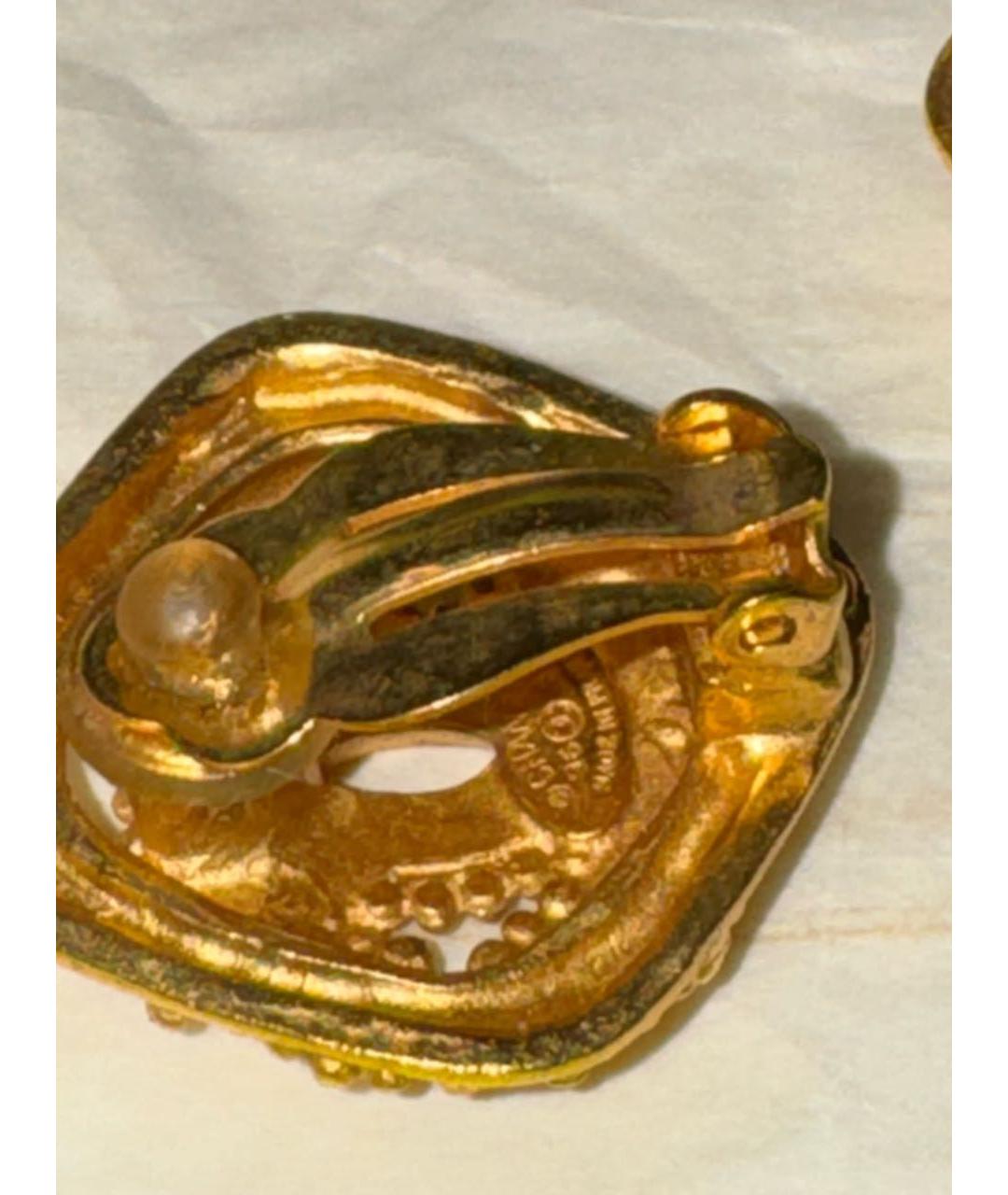 CHANEL Золотые серьги, фото 3