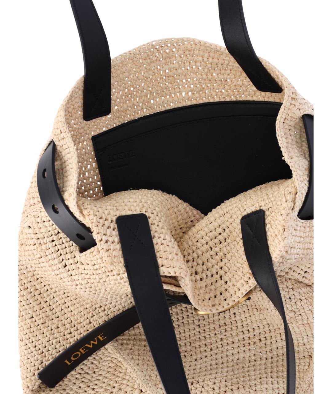 LOEWE Бежевая сумка тоут, фото 4