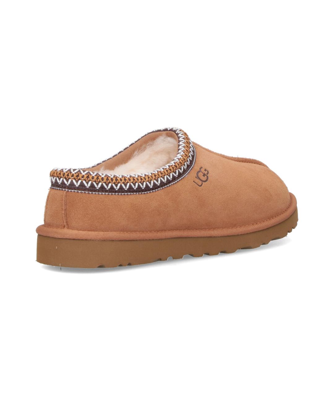 UGG AUSTRALIA Бежевые нубуковые низкие ботинки, фото 4