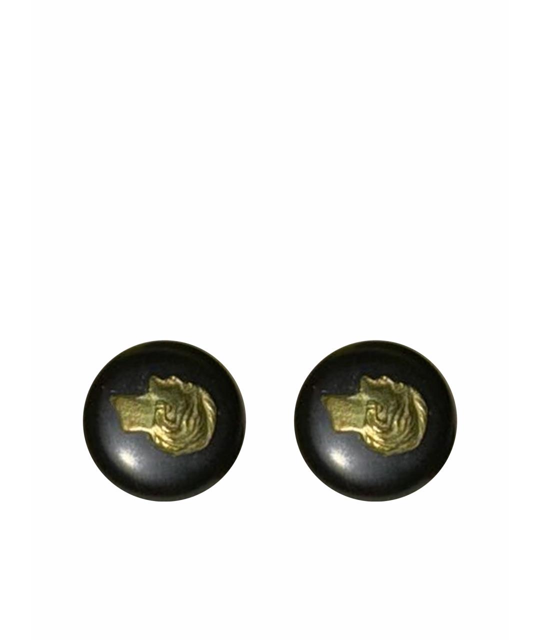 CHANEL Черные серьги, фото 1