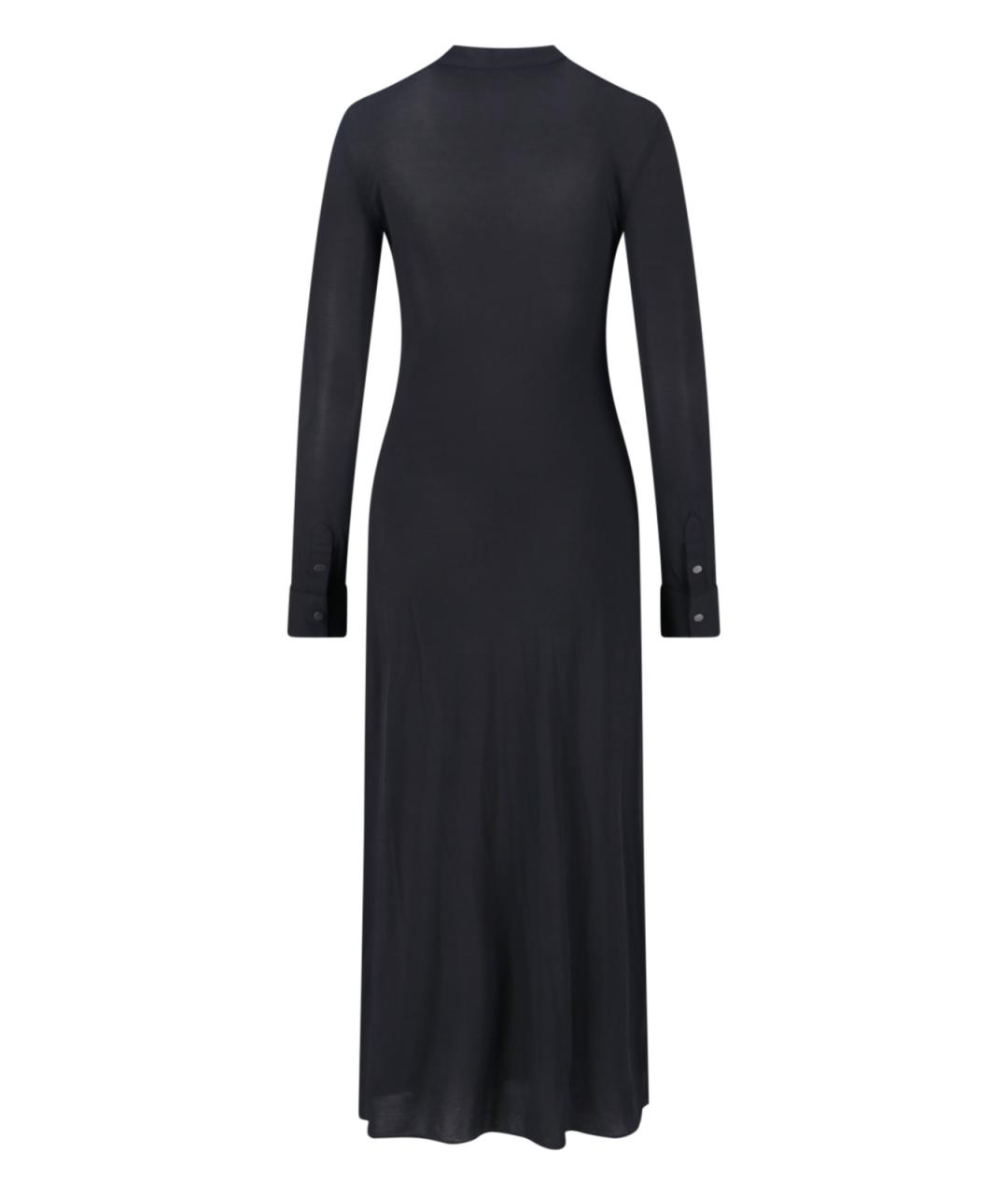 ALAIA Черное вискозное повседневное платье, фото 2